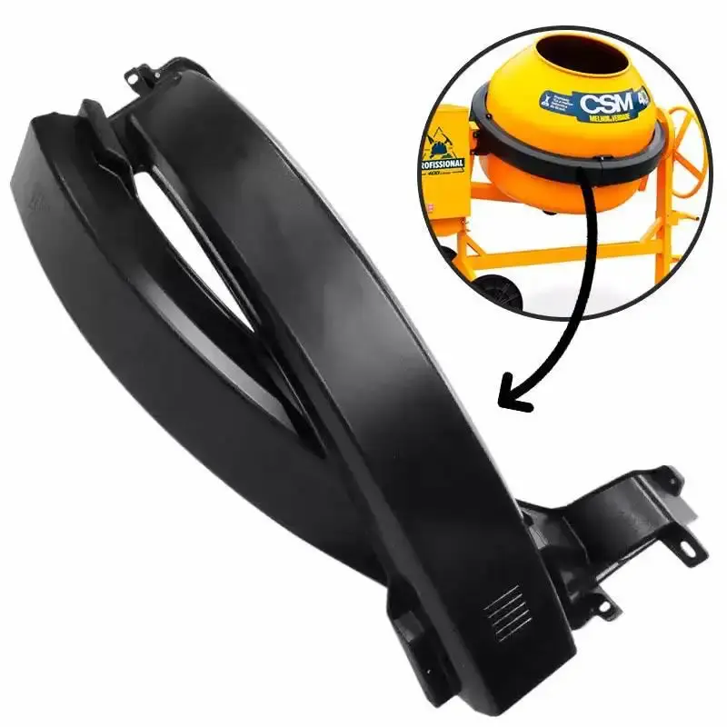 Conjunto de proteção de cremalheira para betoneira CSM 400 litros 1 traço super CSM