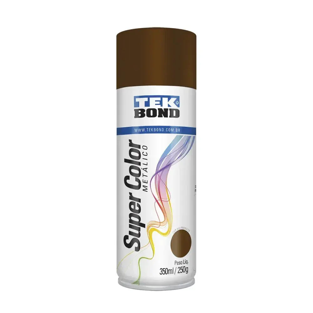 Tinta spray metálico Tekbond bronze 350ML — fotografia 2