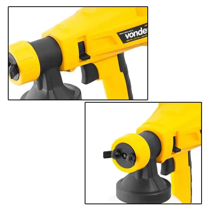 Pistola de pintura e pulverizadora elétrica 320W PEV400 Vonder 110 V — fotografia 3