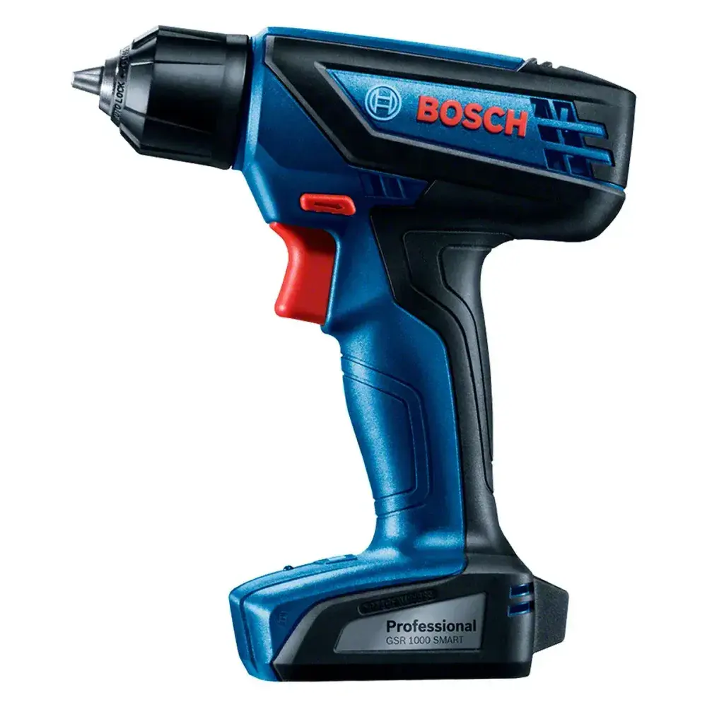Furadeira parafusadeira GSR1000 smart 12V com 32 bits e maleta Bosch — fotografia 9