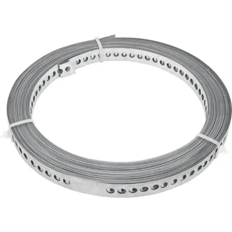 Fita de aço perfurada 19X0.40 MM rolo com 30 metros Vonder — fotografia de referência