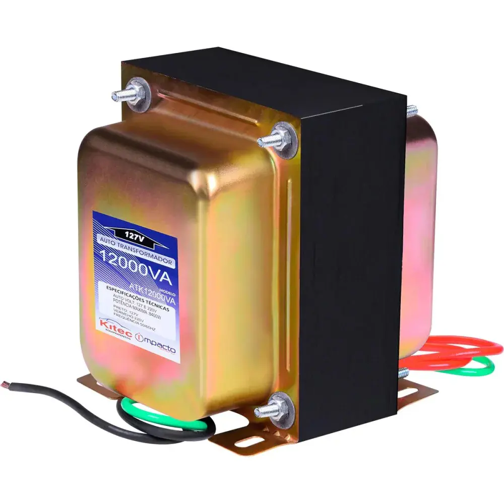 Autotransformador tripolar 12.000VA 8400W bivolt Kitec — fotografia 6
