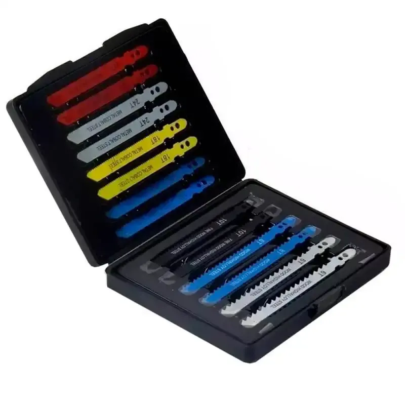 Jogo de serra tico-tico para metal e madeira kit com 14 peças Western