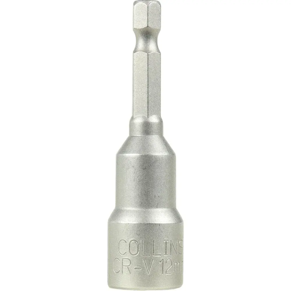 Soquete magnético em aço cromo vanádio 12MM 1/4 Collins