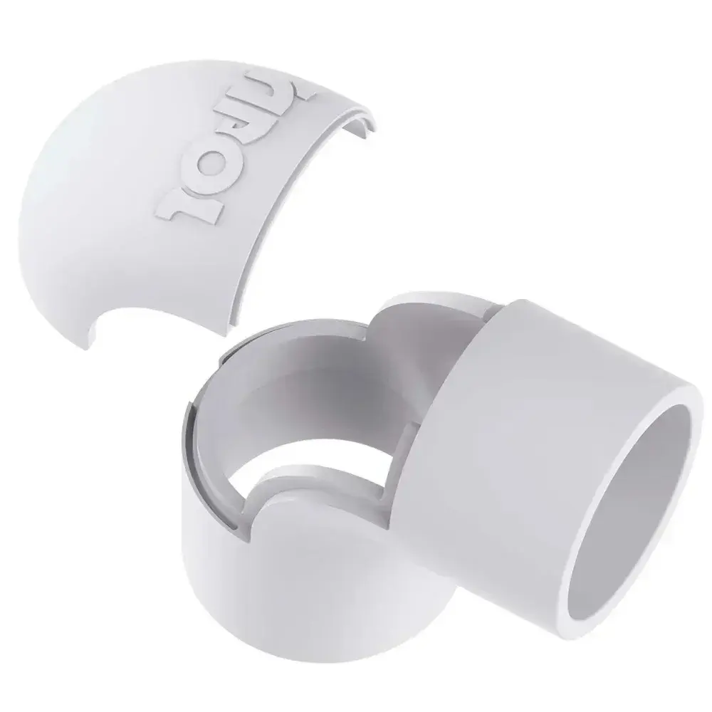Joelho em pvc 3/4 com janela branco Inpol — fotografia 5
