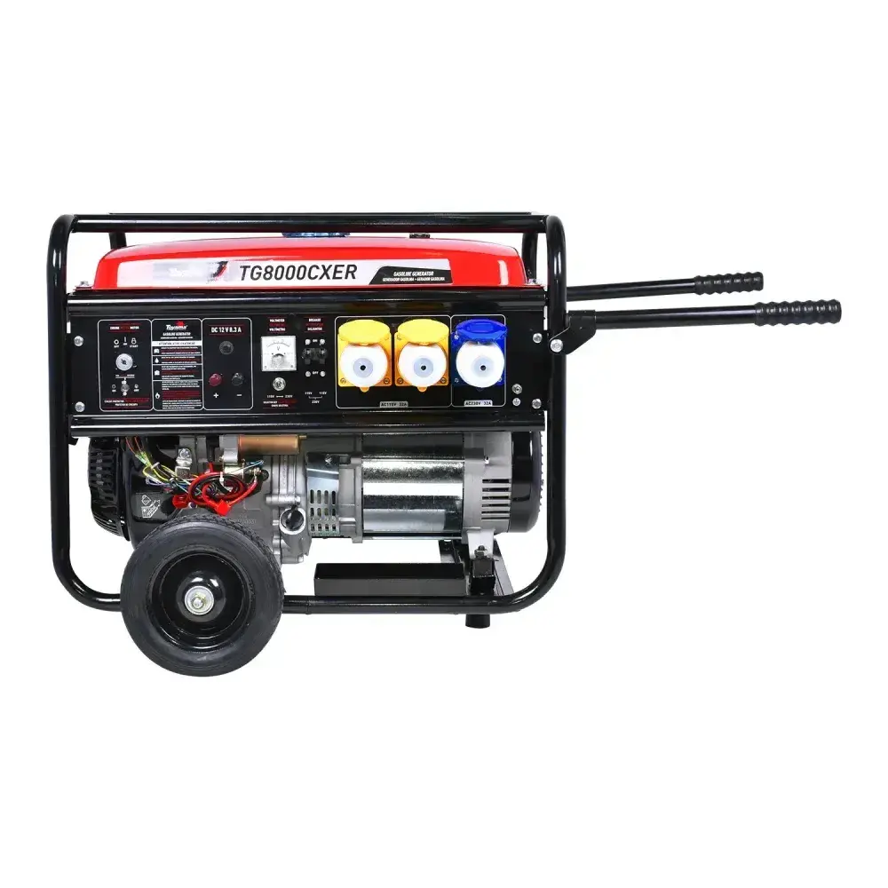 Gerador a gasolina pe 420CC 7,2KVA 3600RPM biv TG8000CXER Toyama — fotografia 7