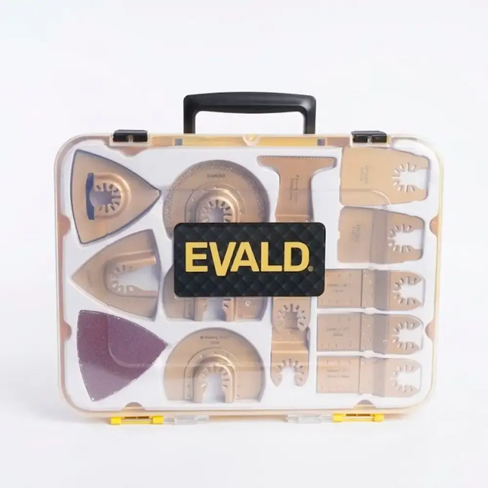 Kit de acessórios para multiferramenta oscilante kit 23 peças e maleta EKMFO-23 Evald — fotografia 5