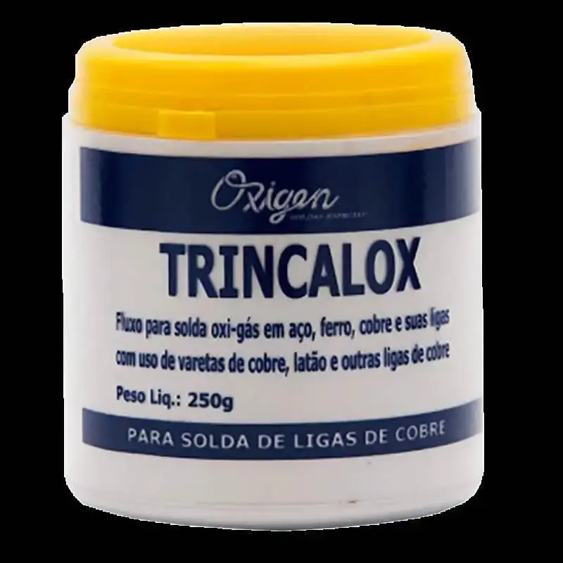 Fluxo para solda 250 GR trincalox em pó Oxigen — fotografia de referência