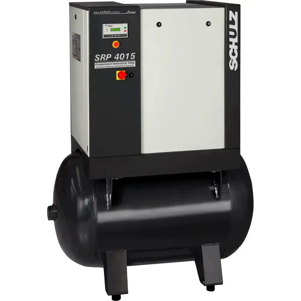 Compressor ar de parafuso 160 psi srp 4015E 220V 15CV Schulz — fotografia 2
