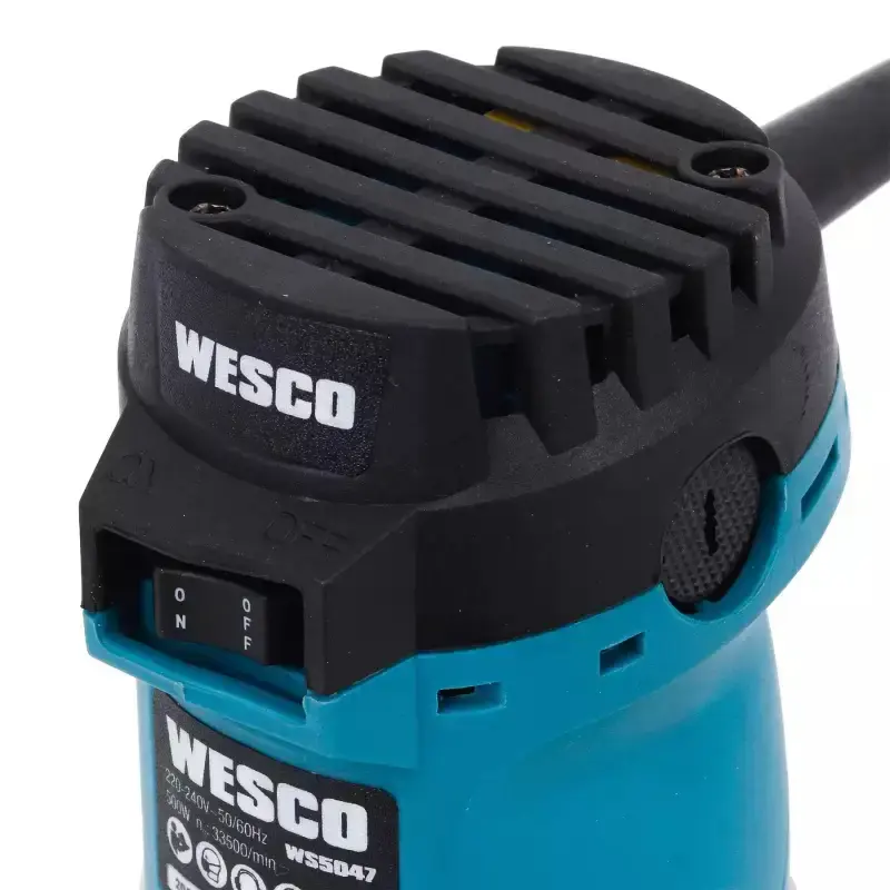 Tupia laminadora 6 MM 500W com 2 pinças WS5047 Wesco 110V — fotografia 7