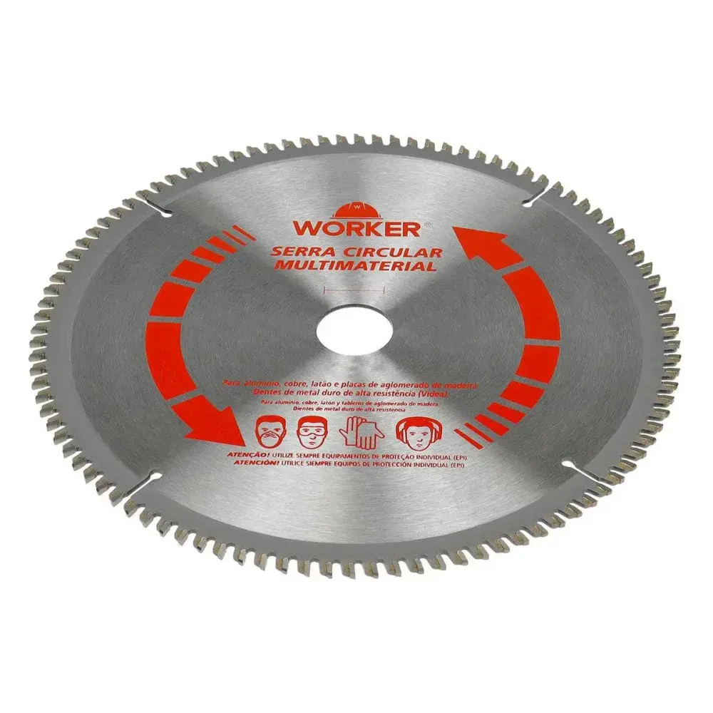 Disco de serra 7.1/4 60 dentes 20MM Worker — fotografia 9
