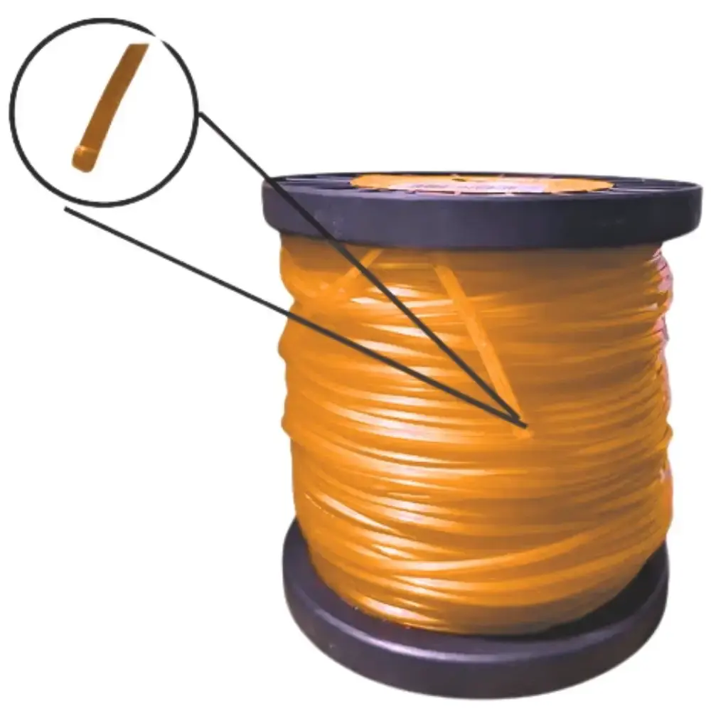 Fio de nylon 3,0MM 240M redondo 2KG para roçadeira Bristol — fotografia 4
