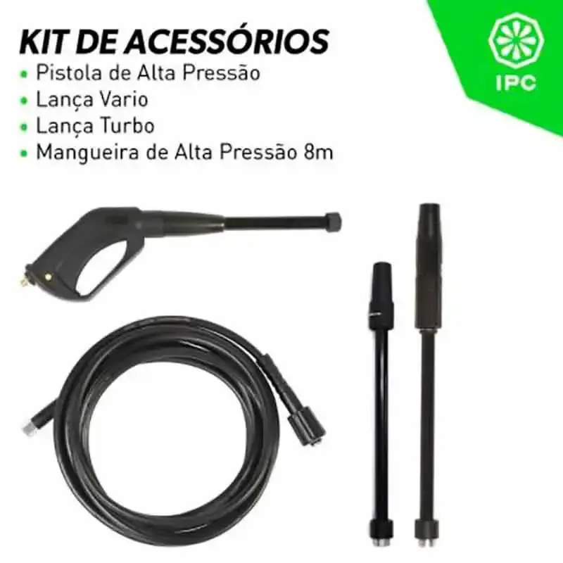 Lavadora de alta pressão 2200W 1600 PSI profissional PRO 1600 IPC 220 V — fotografia 3