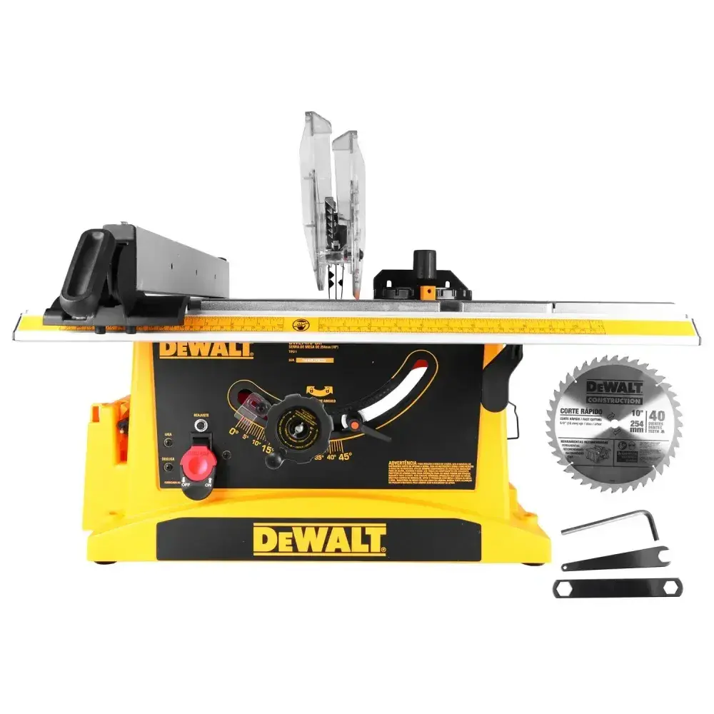 Serra de mesa 10 1800W 5000 rpm Dewalt — fotografia 6