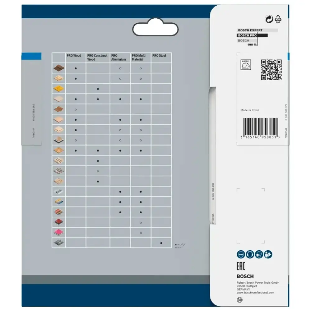 Disco de serra circular PRO aluminium cordless 165X20MM 54 dentes Bosch — fotografia 4