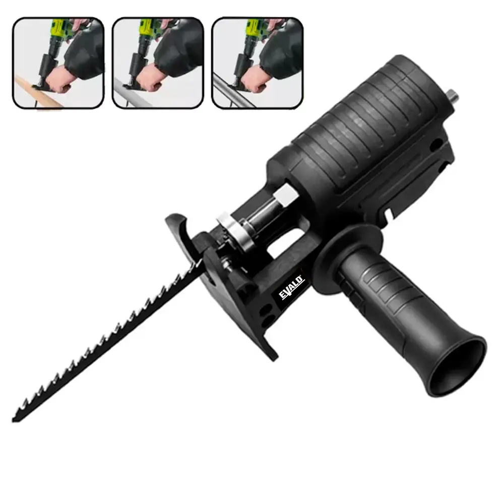Adaptador serra sabre tico-tico para furadeira parafusadeira evkstt Evald — fotografia 5