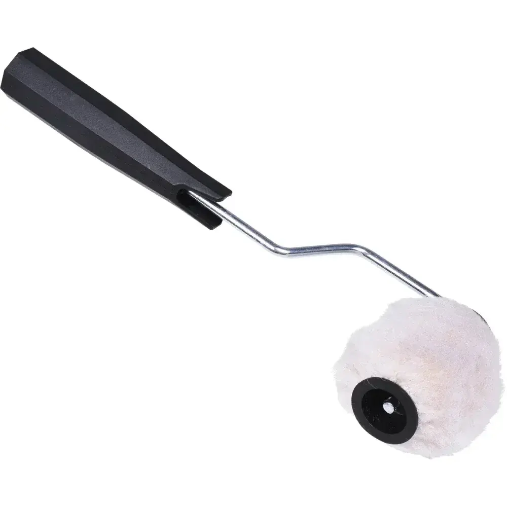 Rolo lã carneiro 9CM com suporte Worker — fotografia 8