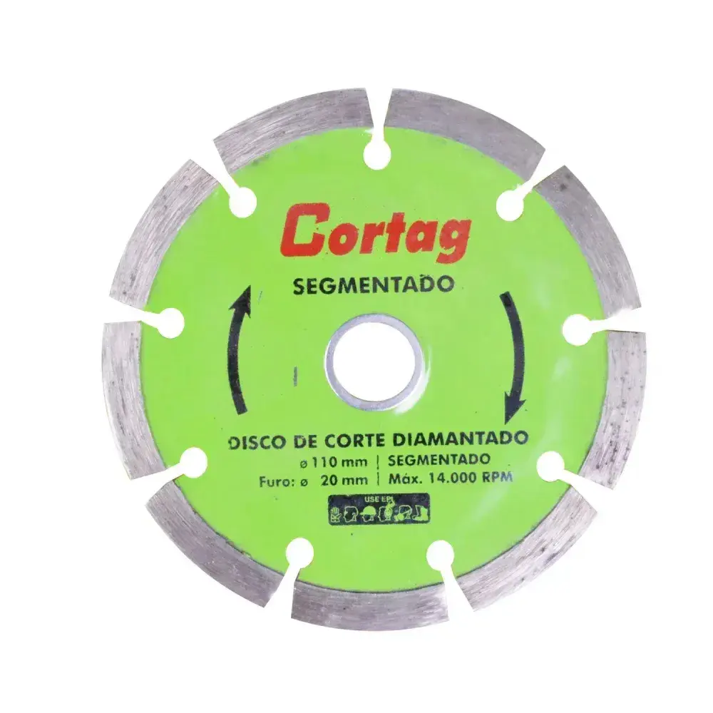 Disco diamantado segmentado 110MMX20MM Cortag — fotografia 6