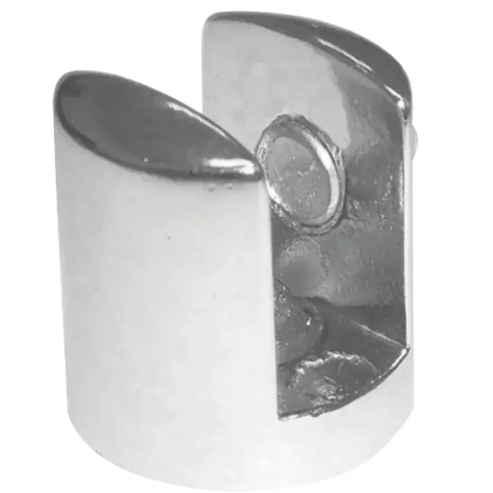 Suporte em u redondo zamac cromado 10MM 25 peç Criativa — fotografia de referência