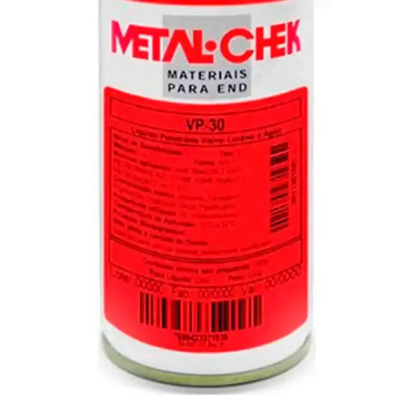 Líquido penetrante vísivel para tricas VP-30 spray aerosol 230 GR Metal-chek — fotografia 3
