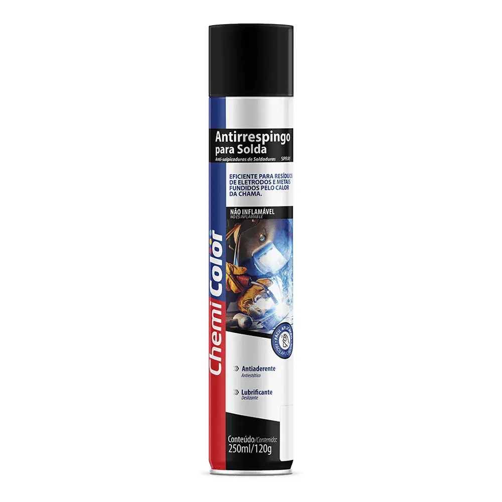 Antirespingo solda 250ML/120G sem silicone Chemicolor — fotografia de referência