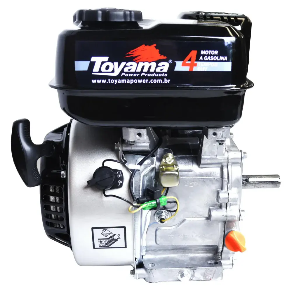 Motor gasolina ohv 4TEMPOS refrigerado ar 6,0 hp TE60 Toyama — fotografia 3