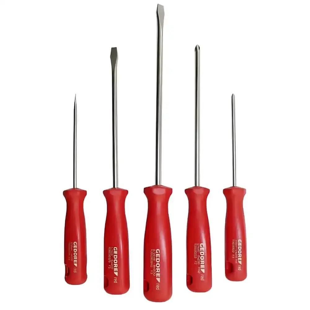 Jogo de chaves de fenda kit 5 peças R38001005 Gedore RED — fotografia de referência