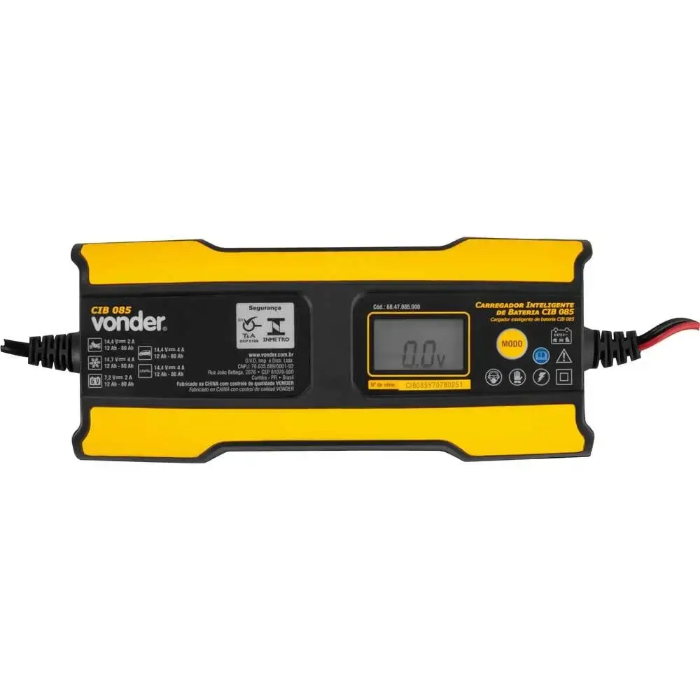 Carregador inteligente de bateria bivolt CIB085 Vonder — fotografia 3