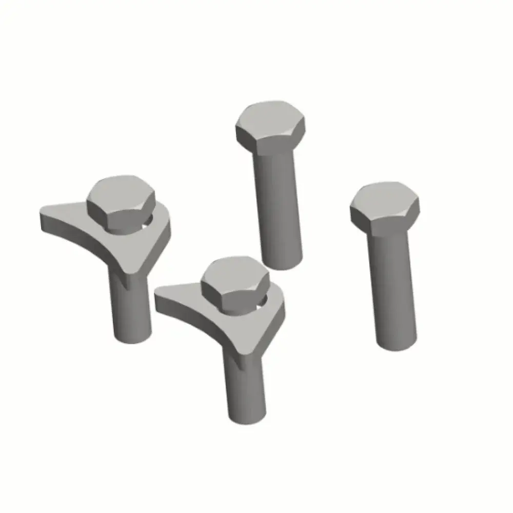 801166 Raven - jogo de 2 grampos e parafusos para manter a camisa pressionada