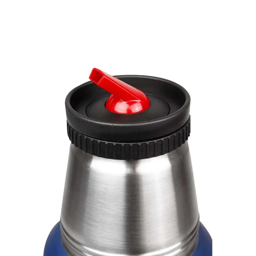Garrafa térmica inox 1,3L azul Kala — fotografia 3