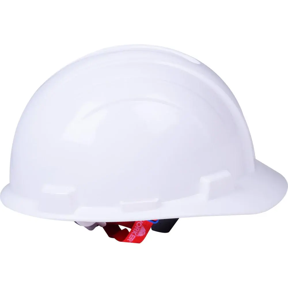 Capacete branco de proteção industrial max Worker — fotografia 3