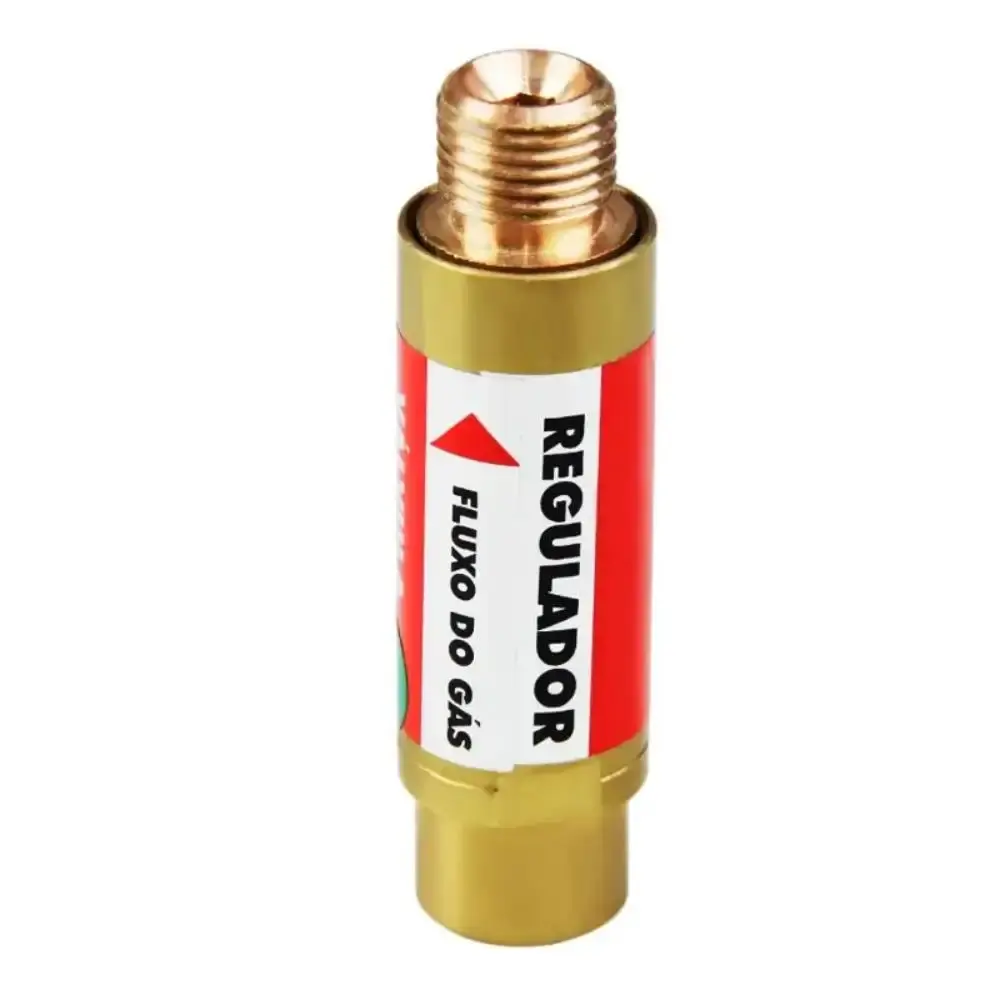 Válvula seca corta chama vprg 9/16X18UNF acetileno/glp 10450310 Carbografite — fotografia de referência