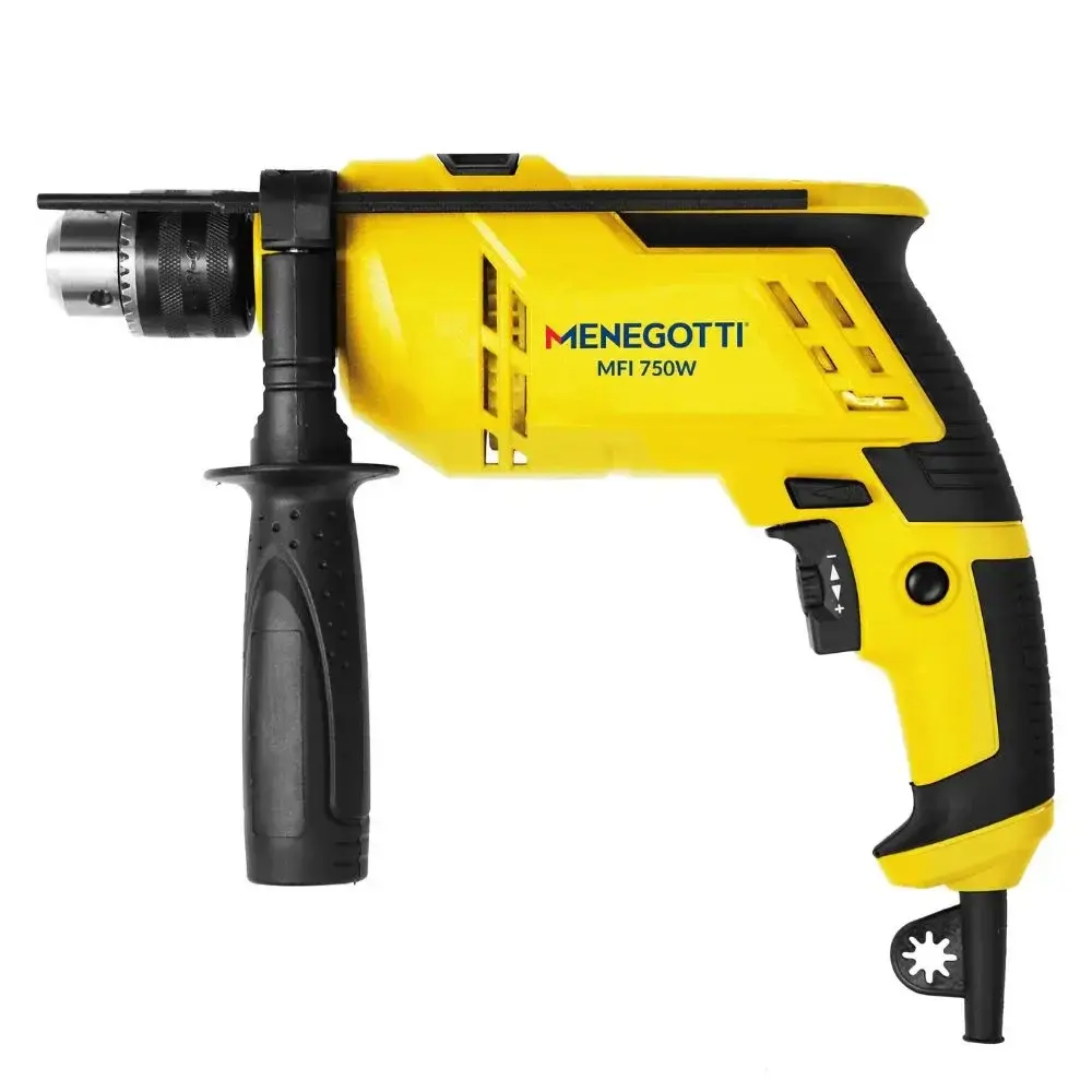Furadeira de impacto 1/2 POL 750W MFI750W Menegotti 220 V — fotografia de referência