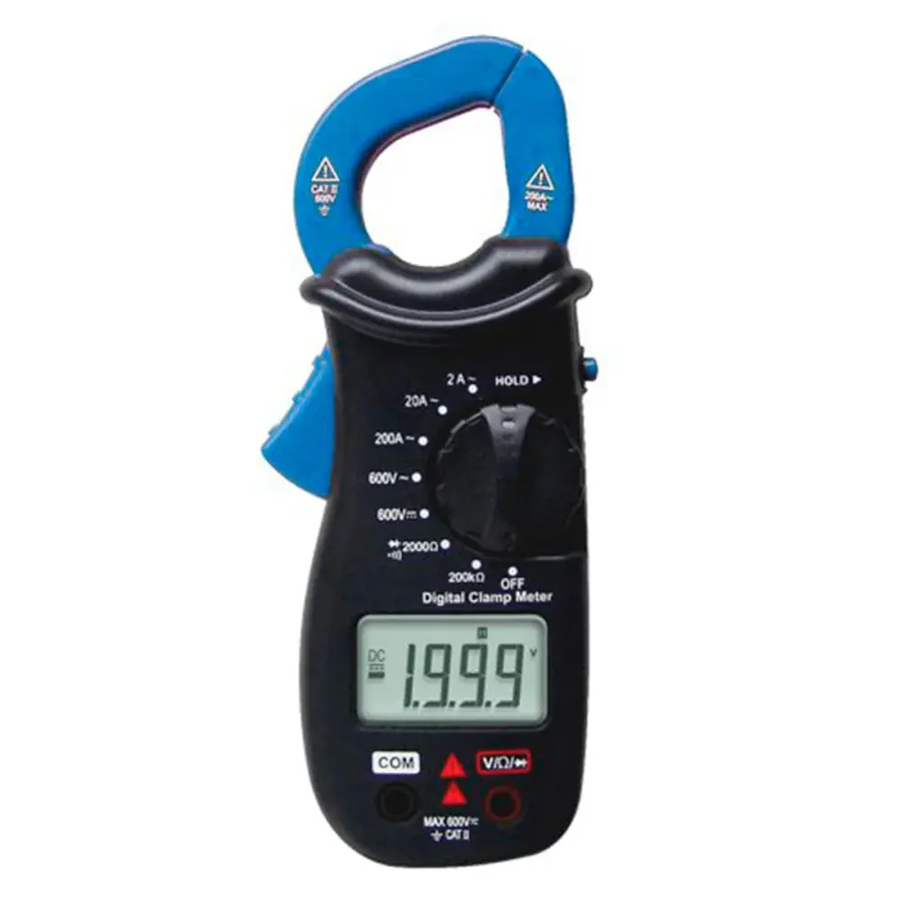 Alicate amperímetro ET3100 cat ii 600V Minipa — fotografia de referência