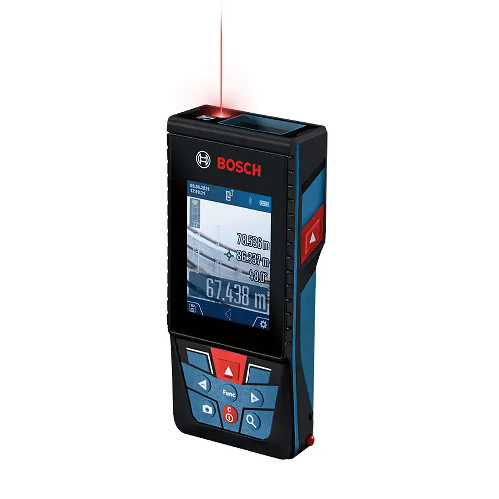 Medidor distância laser trena GLM 150-27 c bluetooth Bosch — fotografia 2