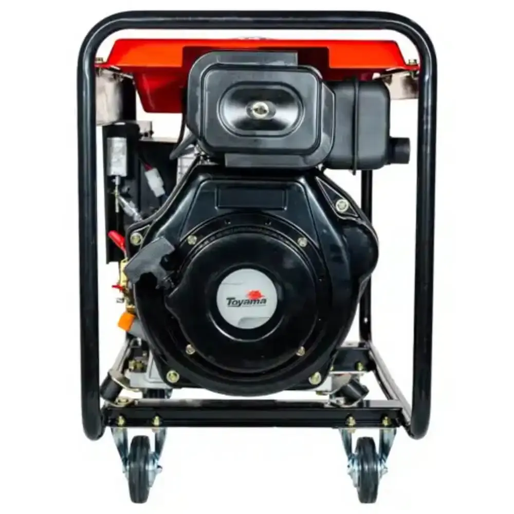 Gerador energia diesel 5,5 KVA partida manual bivolt 115/230V 406CC TDG6500BX Toyama — fotografia 4