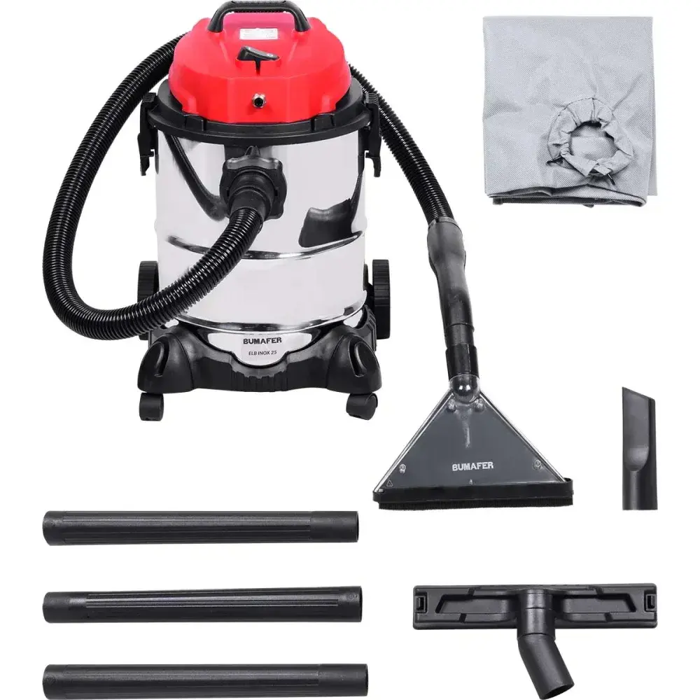 Extratora de sujeira em inox 25L 1400W 127V Bumafer — fotografia 7