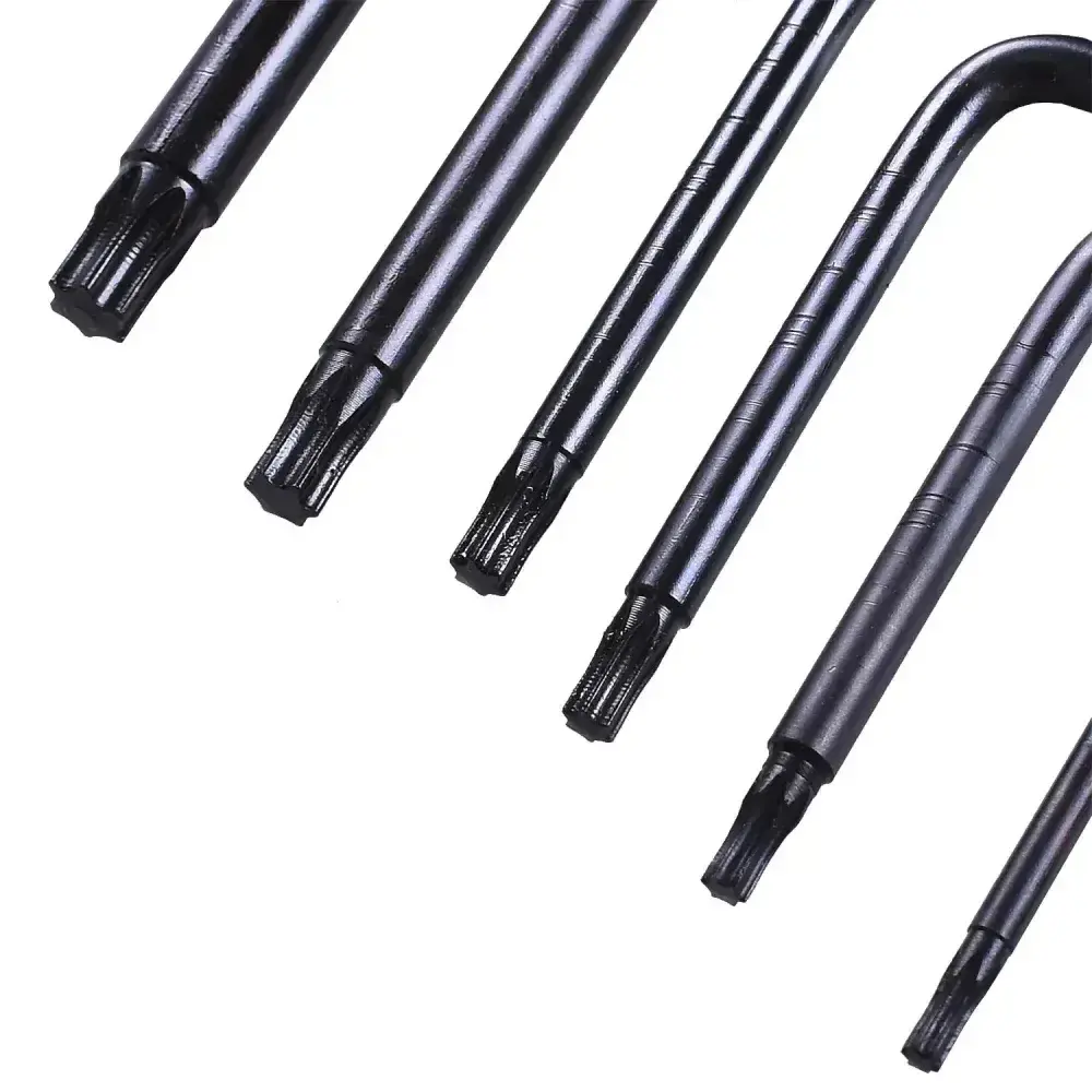 Chave torx tipo l jogo curto 230409SBR belzer - 9 peç Belzer/sata — fotografia 10