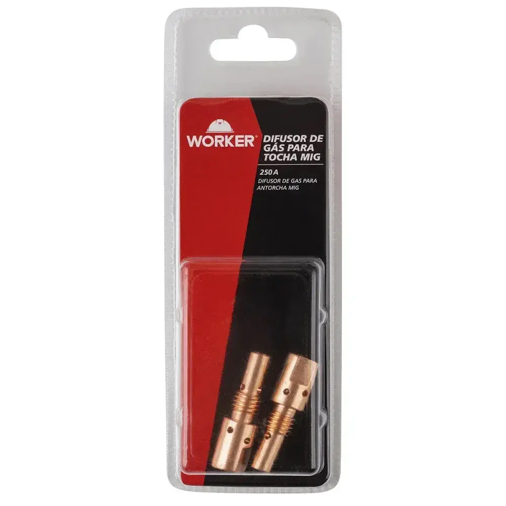 Difusor de gás e tocha mme 250A 2 peç Worker — fotografia 4