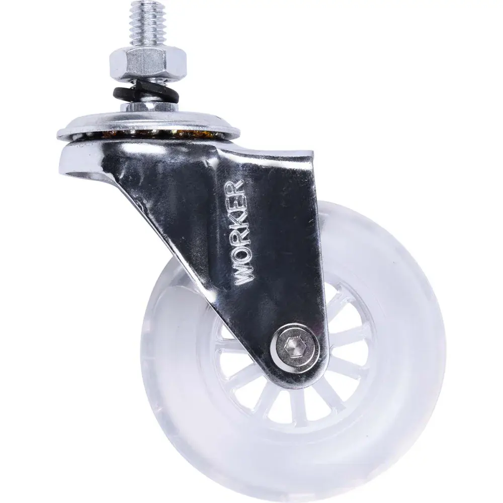 Rodizio de gel 75MM espiga cristal Worker