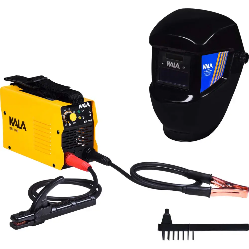 Kit inversora de solda com máscara auto escurecimento 220V Kala — fotografia de referência