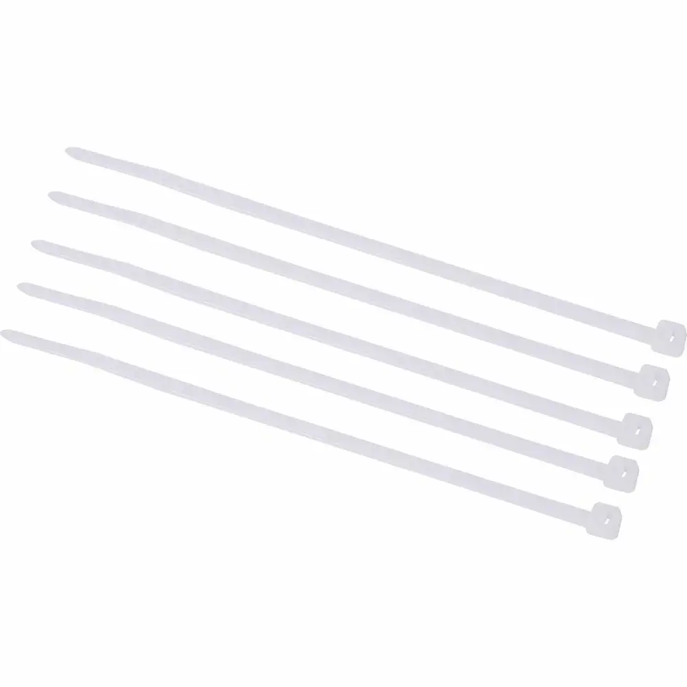 Abraçadeira de nylon 2,5X100MM branca 100 peç Worker — fotografia 3