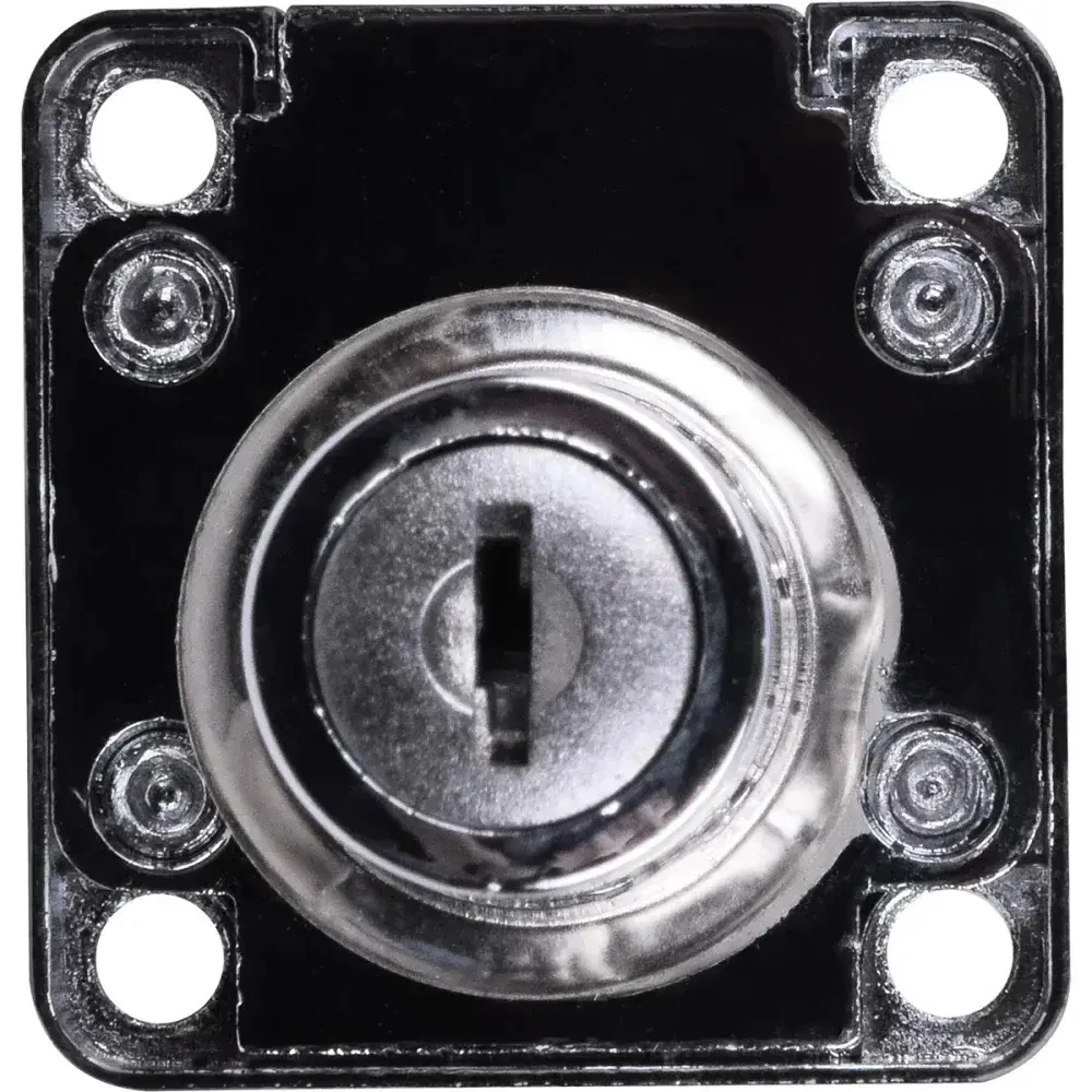 Fechadura universal para gaveta 32MM cromado Kala — fotografia 6