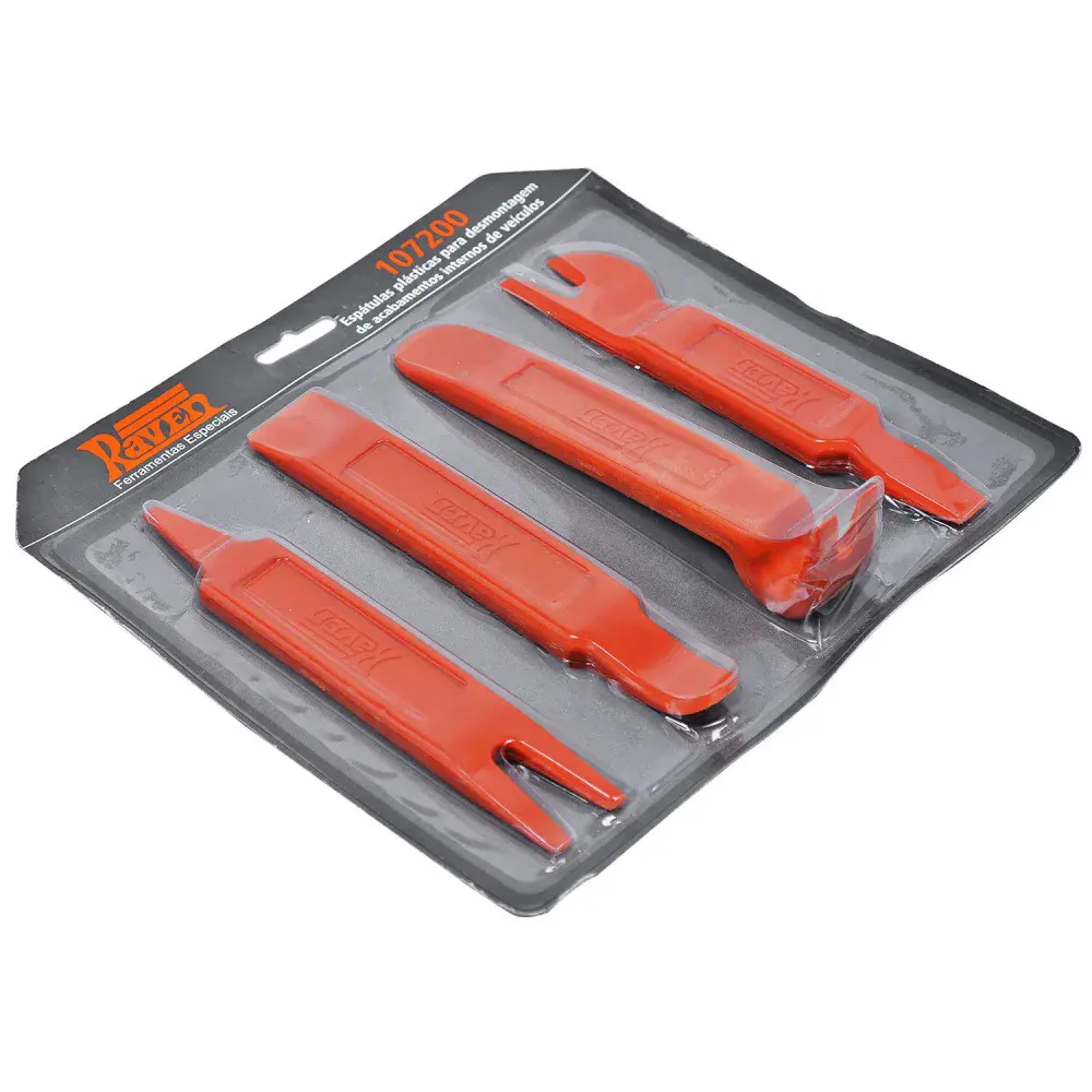 Conjunto de espátulas plásticas para remover acabamentos internos Raven — fotografia 5