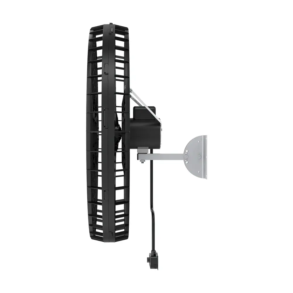 Ventilador de parede fixo 1M 220V preto Ventisol — fotografia 3