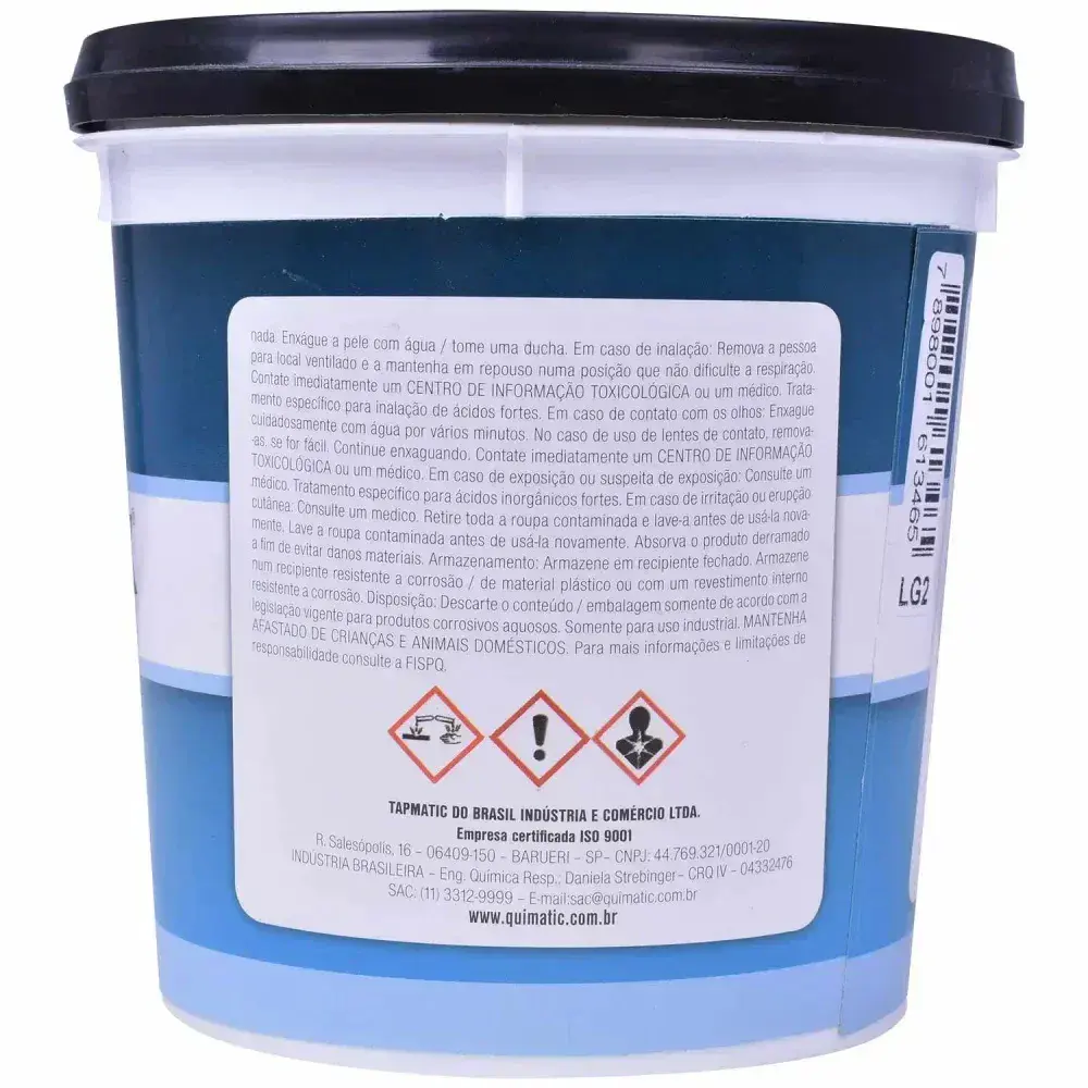 Limpa-inox gel quimatic - 850 g - quimatic tapmatic — fotografia 7