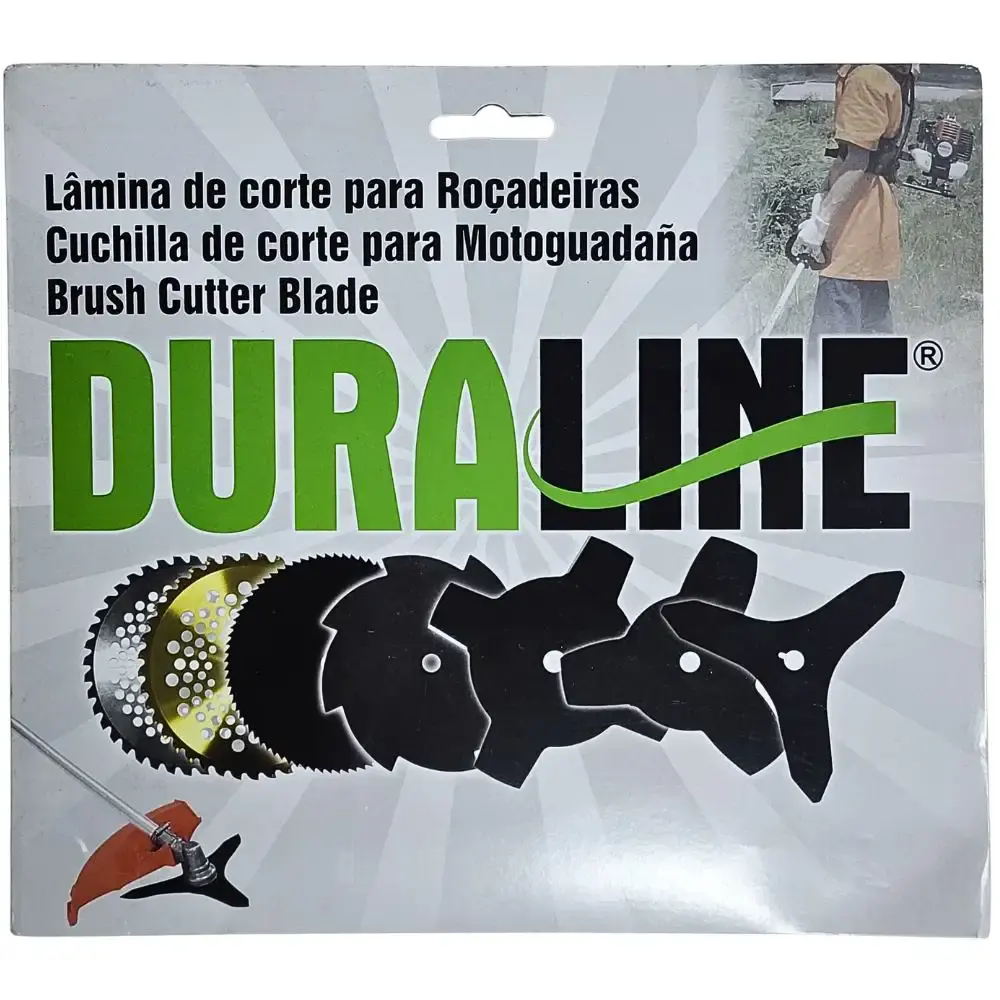 Lâmina para Roçadeira 3 pontas 255 mm x 1,5 mm x 1POL/ 20 mm TENKA Duraline — fotografia 6