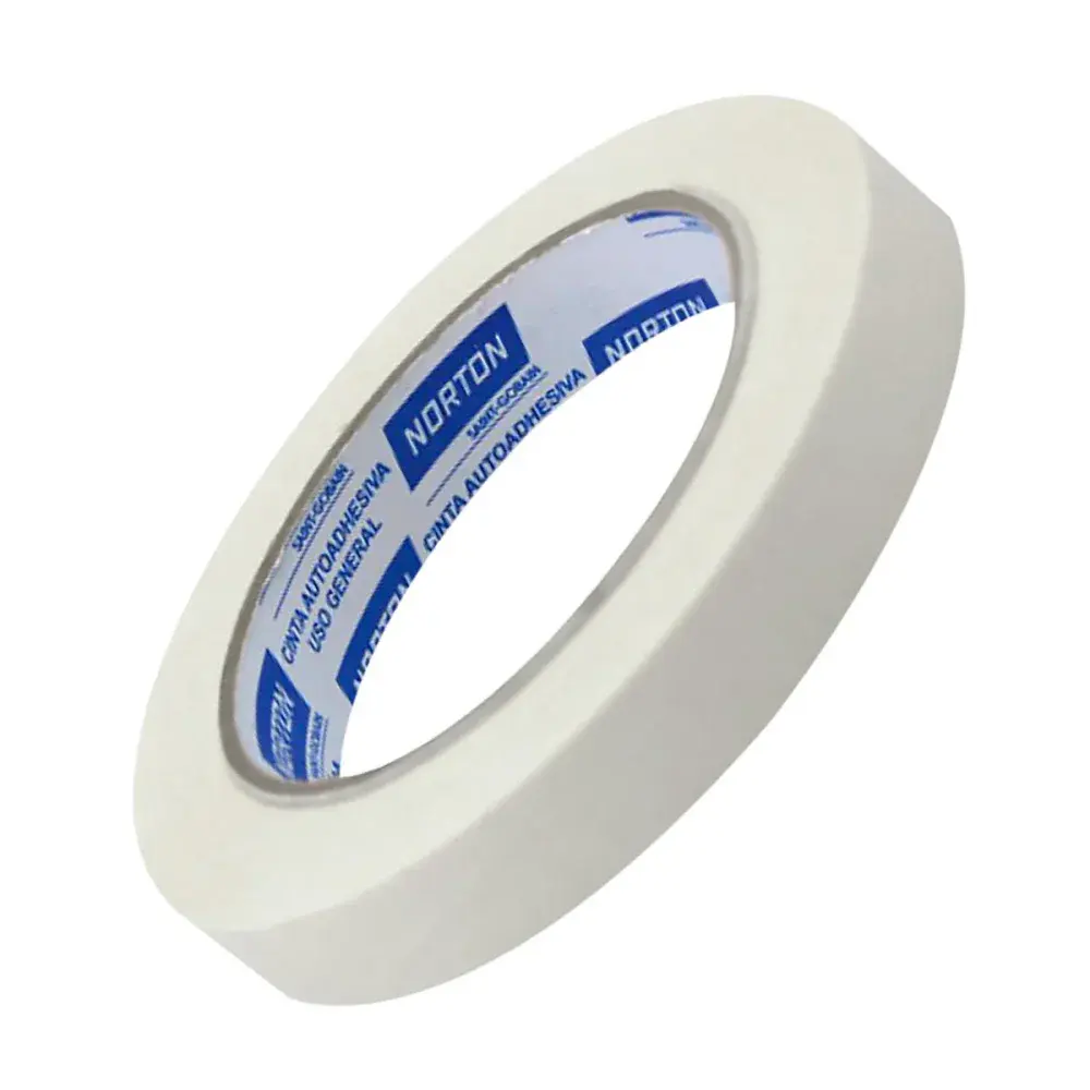 Fita crepe sanfonada para uso geral 18MMX50M Norton — fotografia de referência