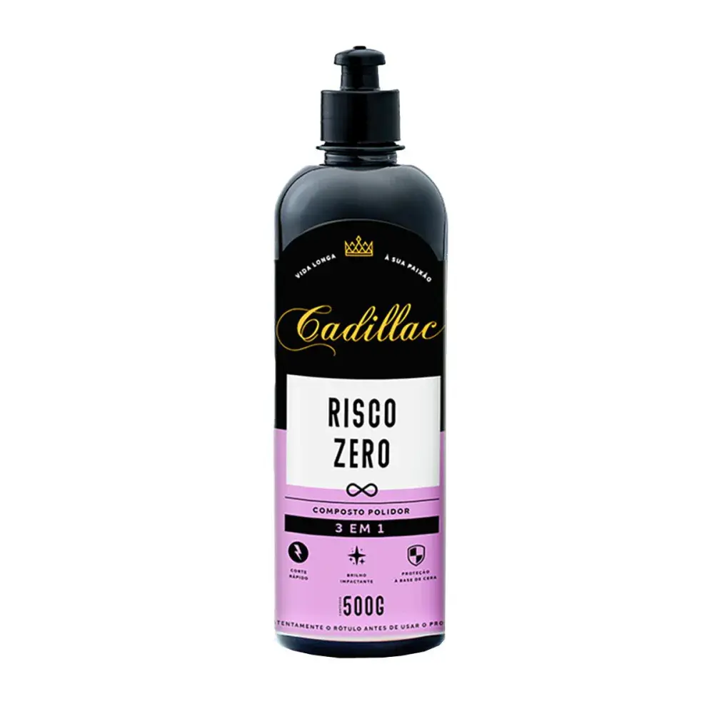 Composto polidor risco zero 3 em 1 500G Cadillac