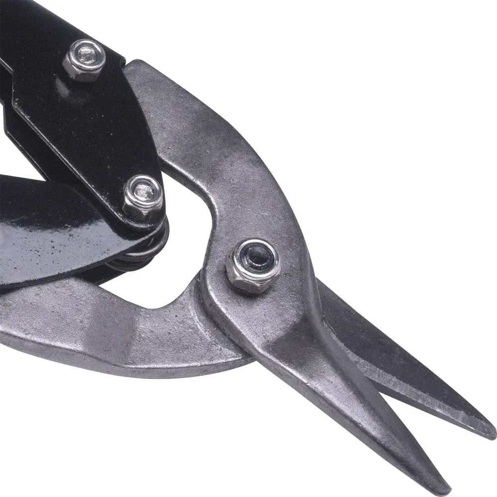 Tesoura aviação esquerda em aço carbono 10 1MM Worker — fotografia 5